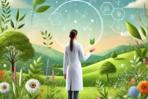 DALL·E 2024-11-16 13.55.59 – A professional and visually engaging illustration for a naturopathy institute website. The image features a serene landscape blending nature and scien