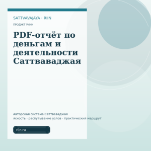 PDF-отчёт по деньгам и деятельности Саттваваджая