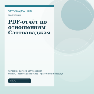 PDF-отчёт по отношениям Саттваваджая